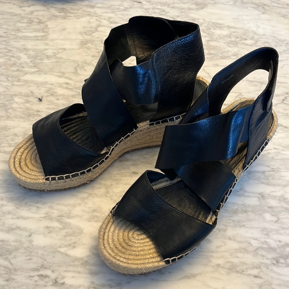 Eileen Fisher leather sandals